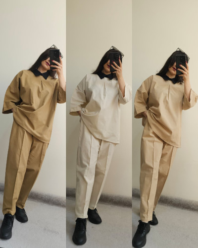 ست شومیز شلوار کلاسیک زنانه کد 229