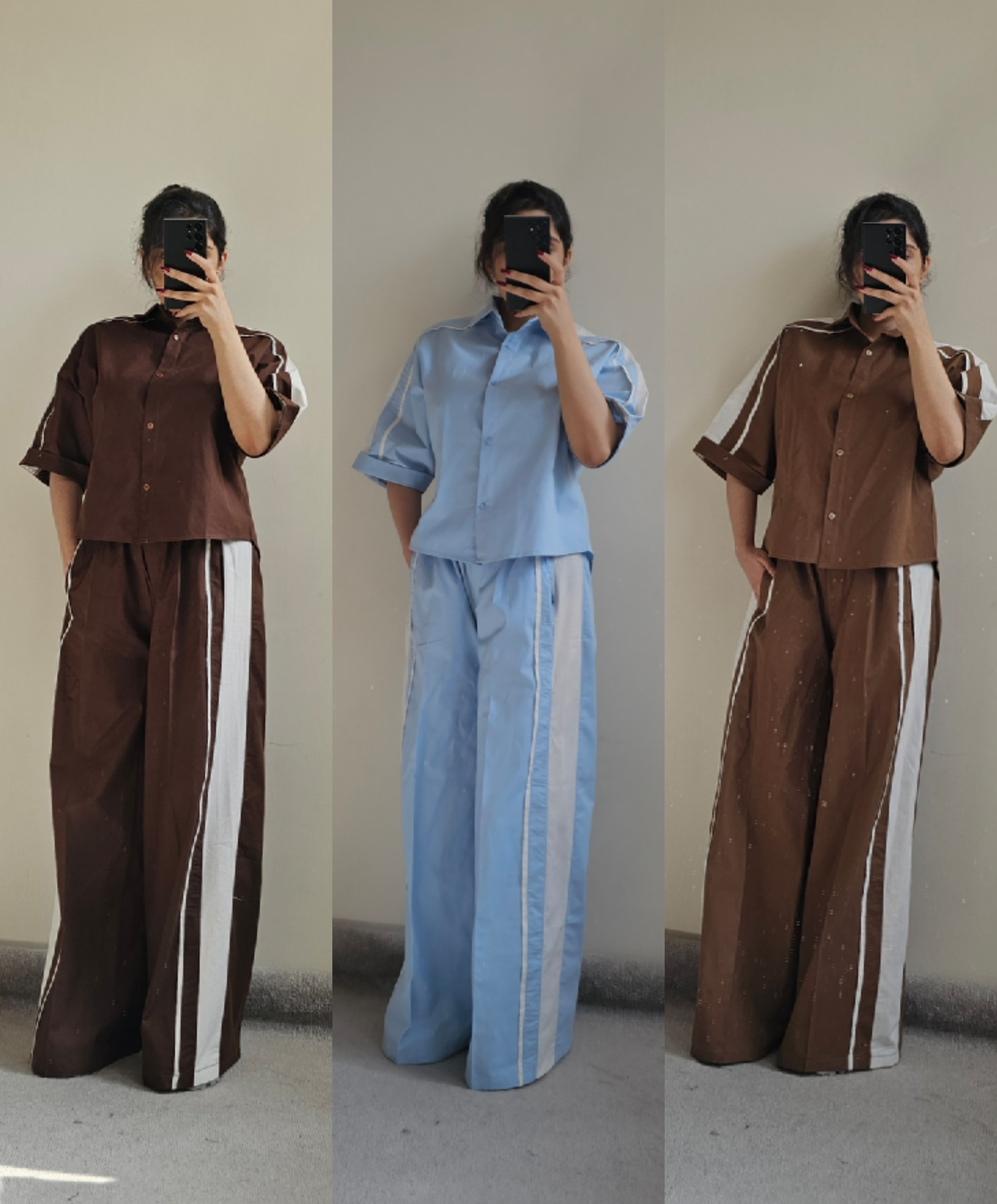 ست شومیز شلوار اسپرت زنانه کد 217